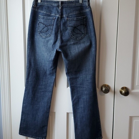 CHICO'S PLATINUM BOOTCUT JEANS SIZE 1 SHORT (WOMEN'S SIZE 8) - Picture 3 of 6